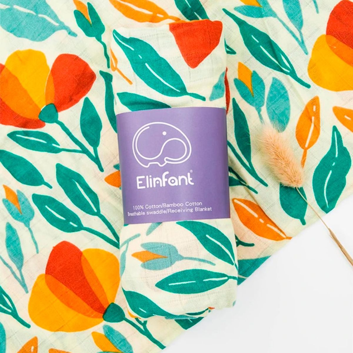 GENERICO - Manta de Muselina Suave para Bebé Bambú y Algodón