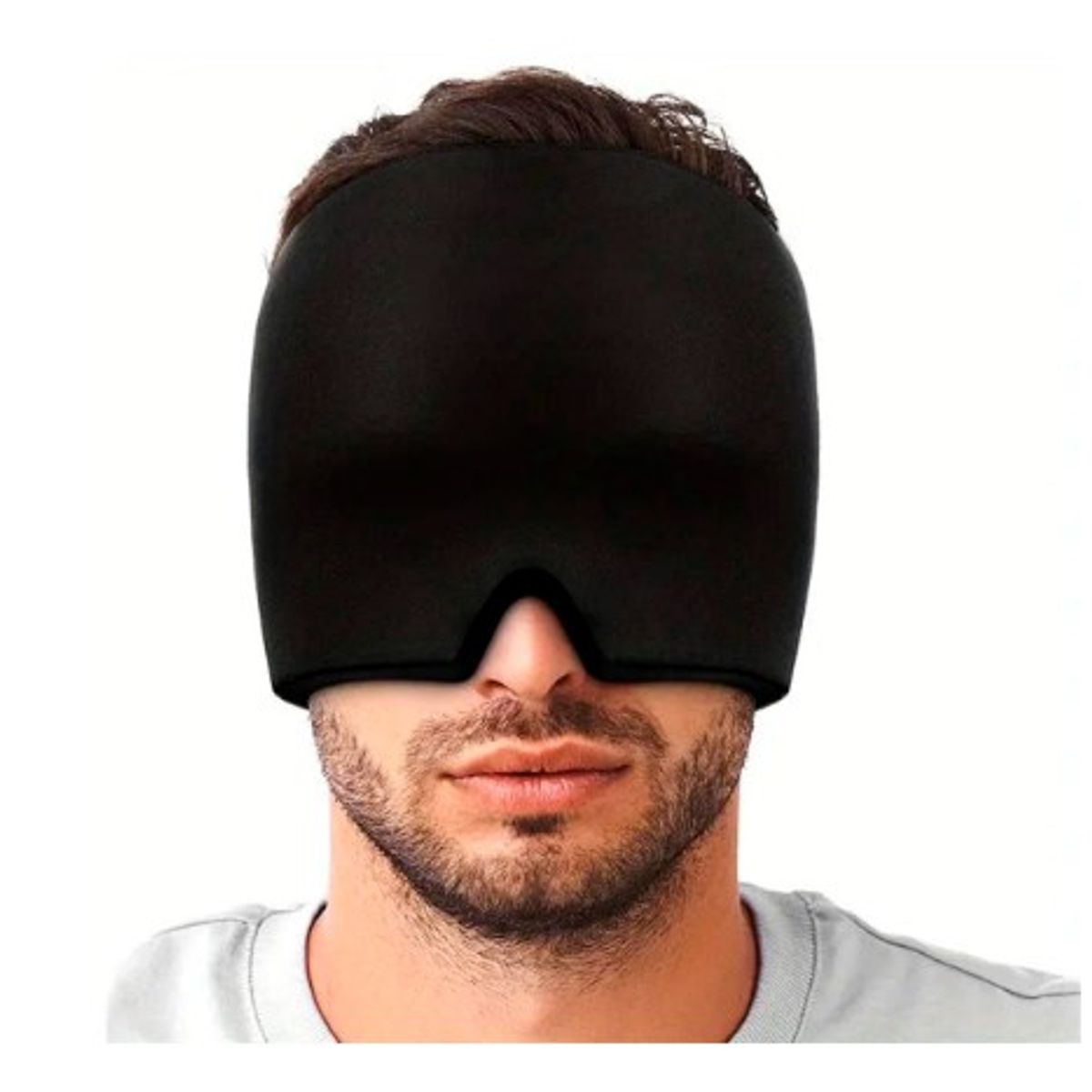 GENERICO - GORRO ANTIESTRES ANTIMIGRAÑA FRIO CALOR - GRIS