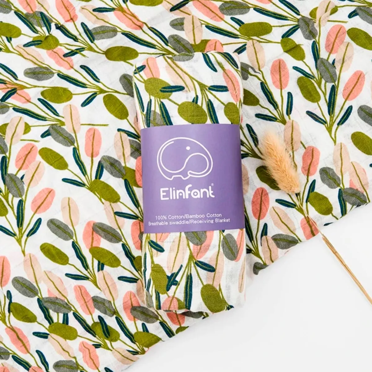 GENERICO - Manta de Muselina Suave para Bebé Bambú y Algodón