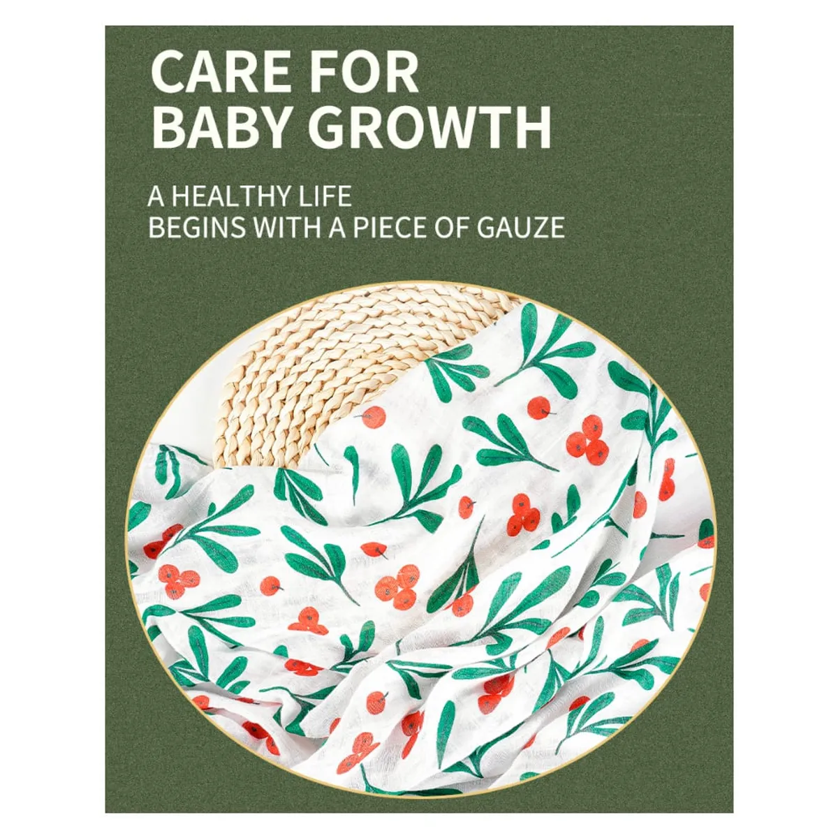 GENERICO - Manta de Muselina Suave para Bebé Bambú y Algodón