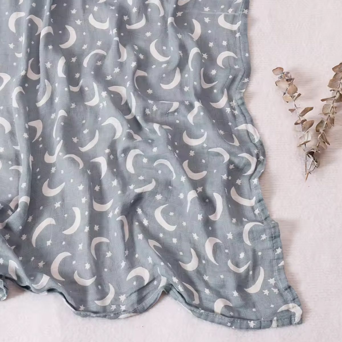 GENERICO - Manta de Muselina Suave para Bebé Bambú y Algodón