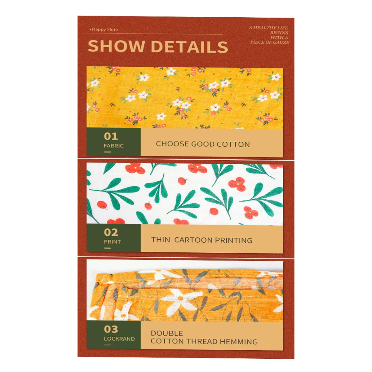 GENERICO - Manta de Muselina Suave para Bebé Bambú y Algodón