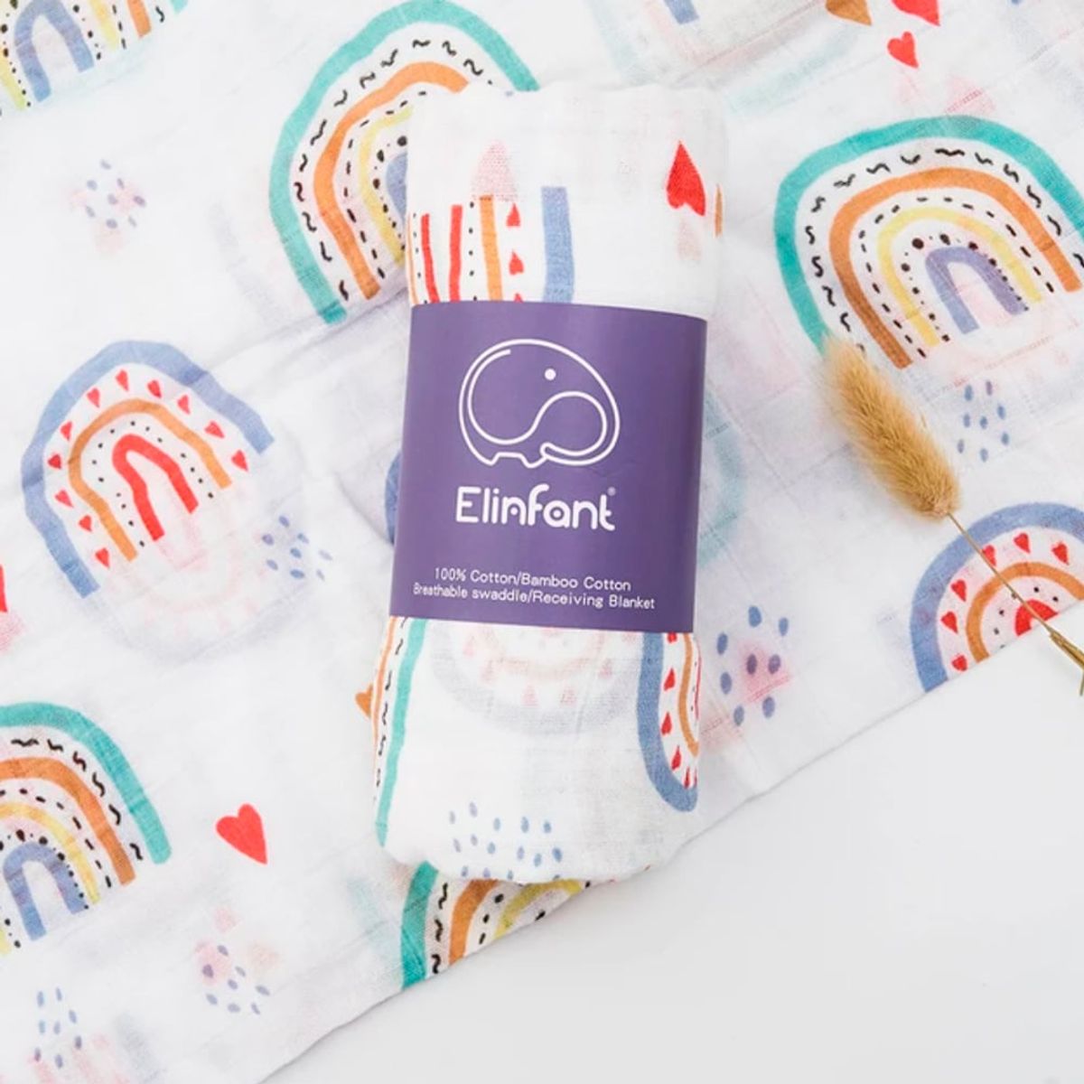 GENERICO - Manta de Muselina Suave para Bebé Bambú y Algodón