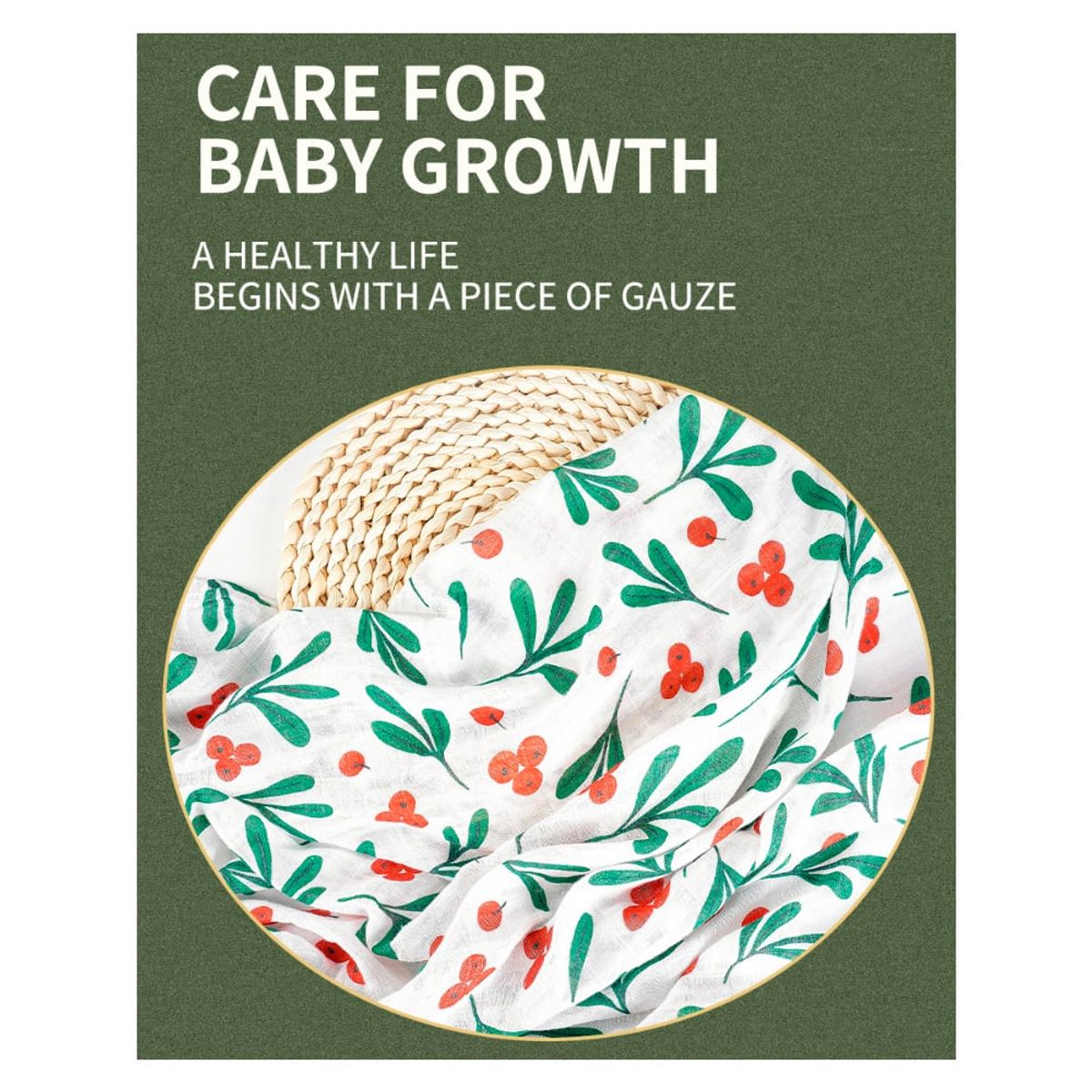 GENERICO - Manta de Muselina Suave para Bebé Bambú y Algodón