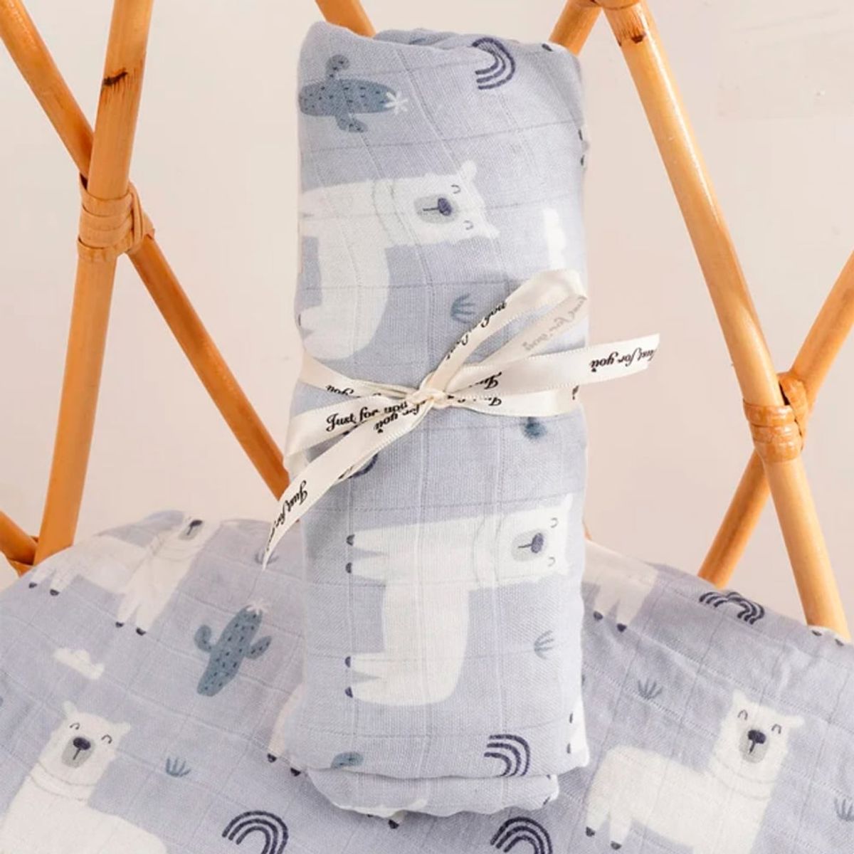 GENERICO - Manta de Muselina Suave para Bebé Bambú y Algodón