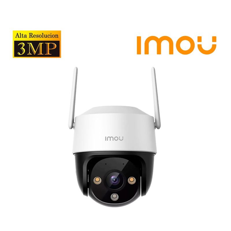 IMOU - Cámara Seguridad IMOU Wi-Fi CRUISER SE+ 3MP 360° Noche color Exterior