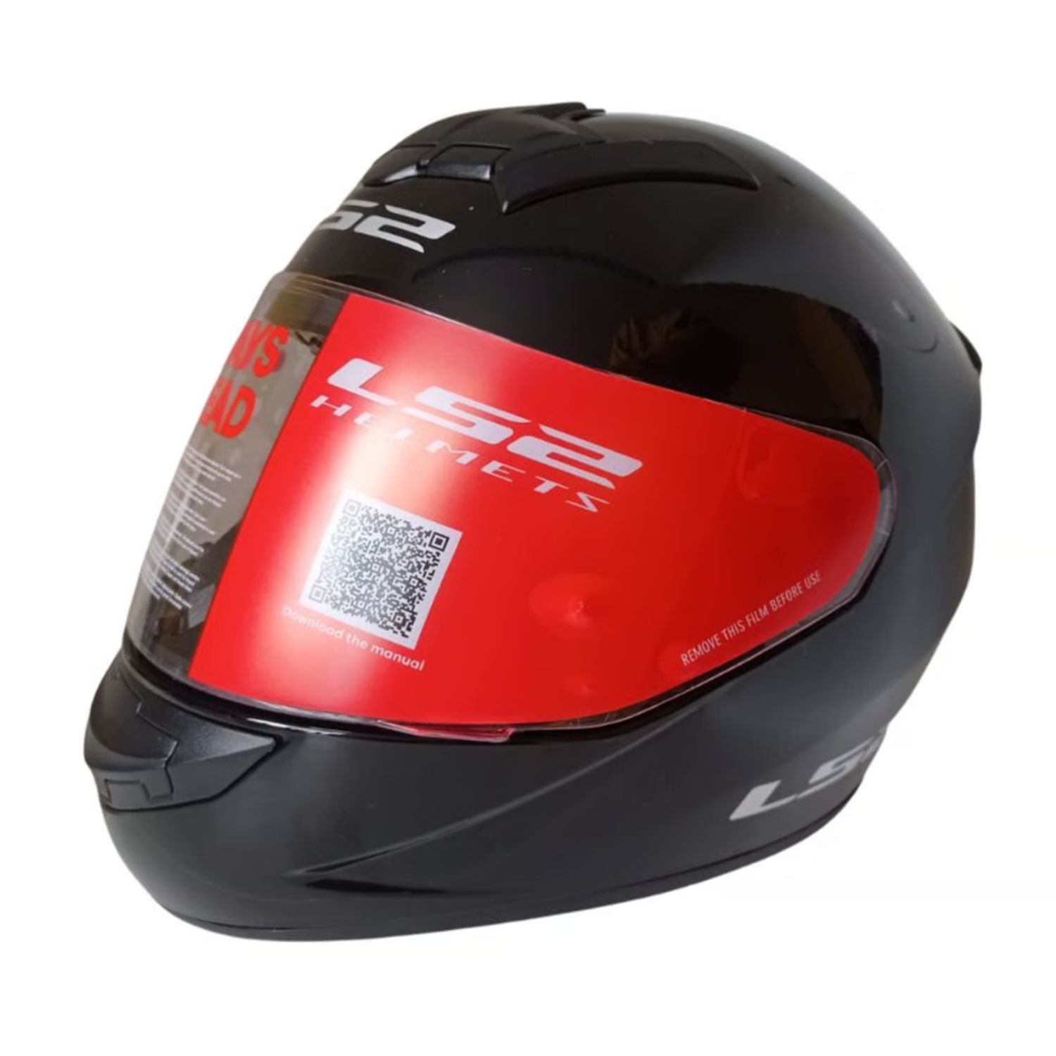 Casco Integral FF352 Single Mono TALLA XXL NEGRO MATE LS2