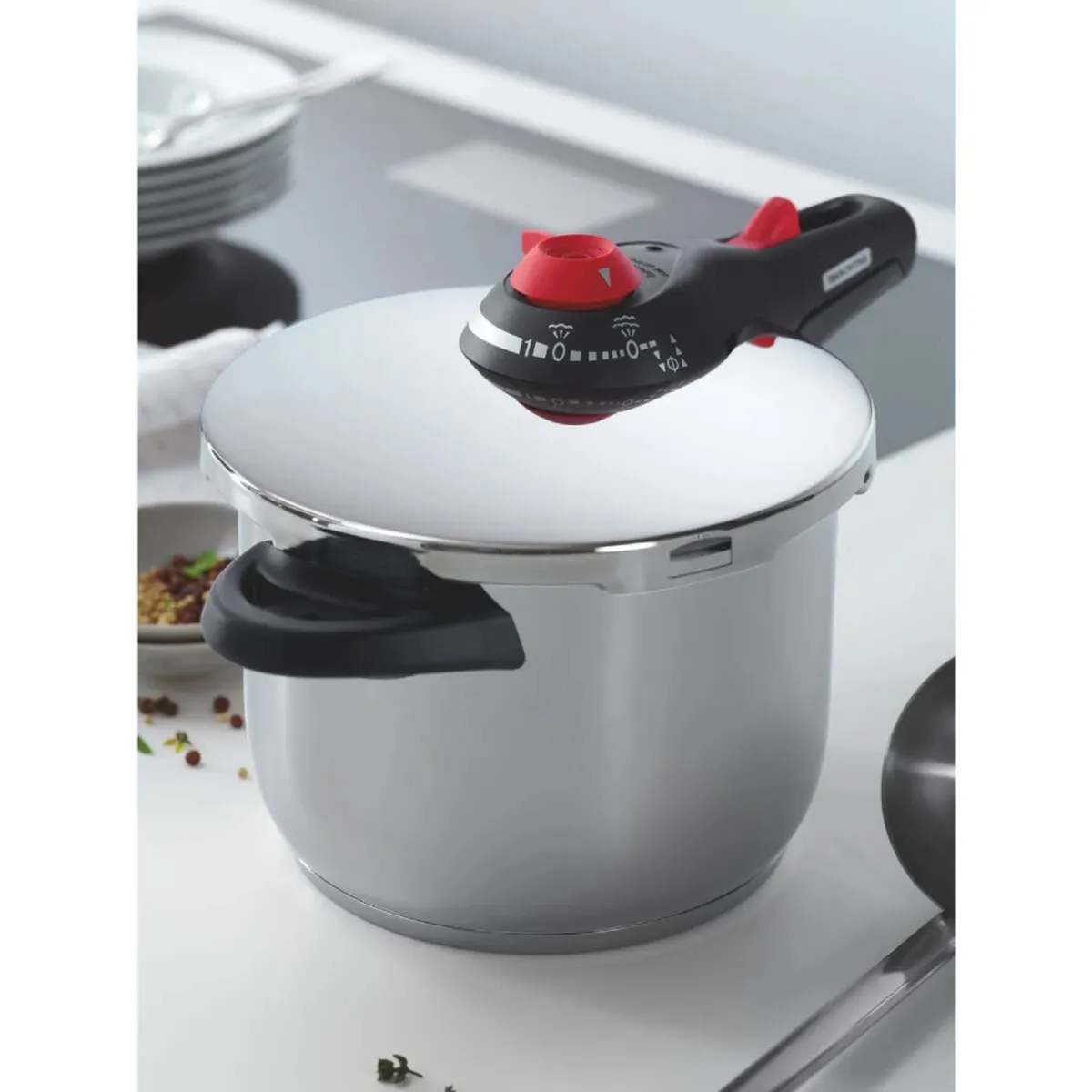 TRAMONTINA - OLLA A PRESION TRAMONTINA SOLAR DE ACERO INOX