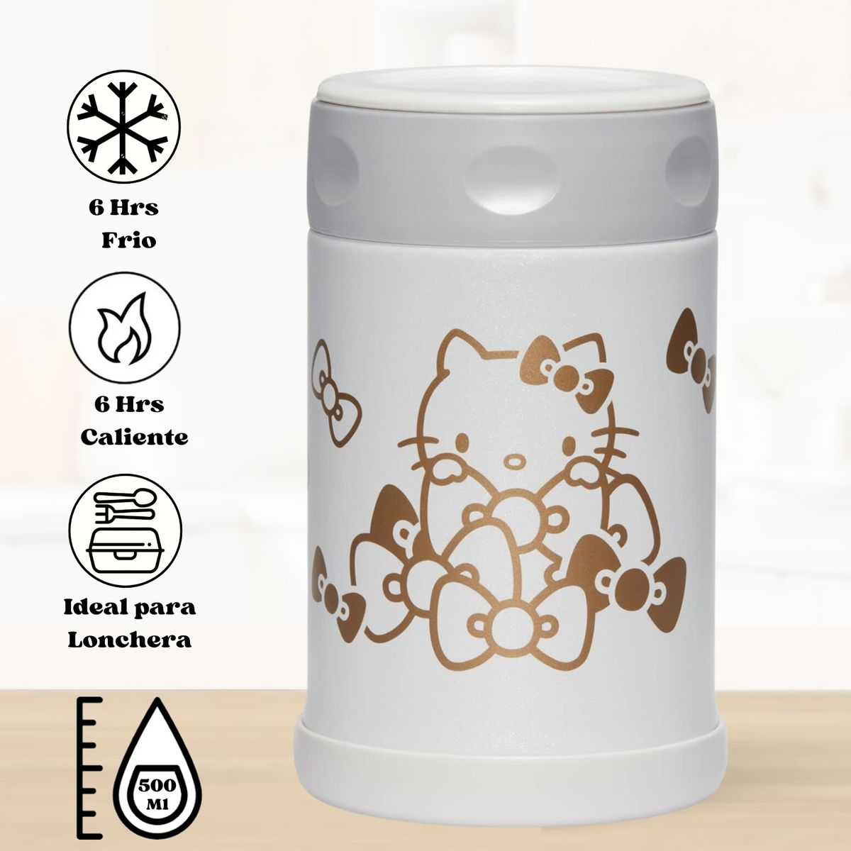 ZOJIRUSHI - Termo para Alimento Acero Inoxidable 500ml Zojirushi Blanco