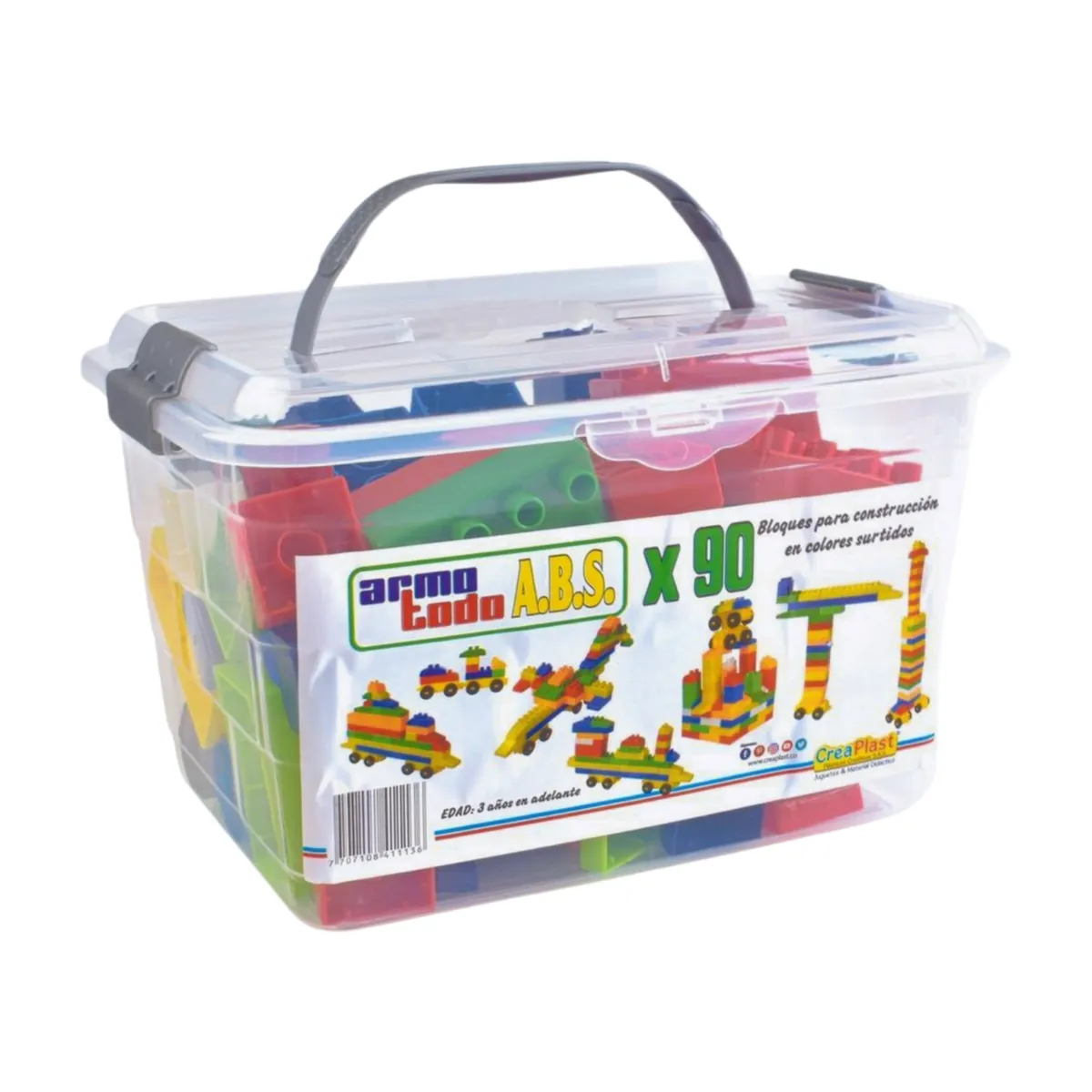 CREAPLAST - Armotodo 90 Piezas, marca CreaPlast