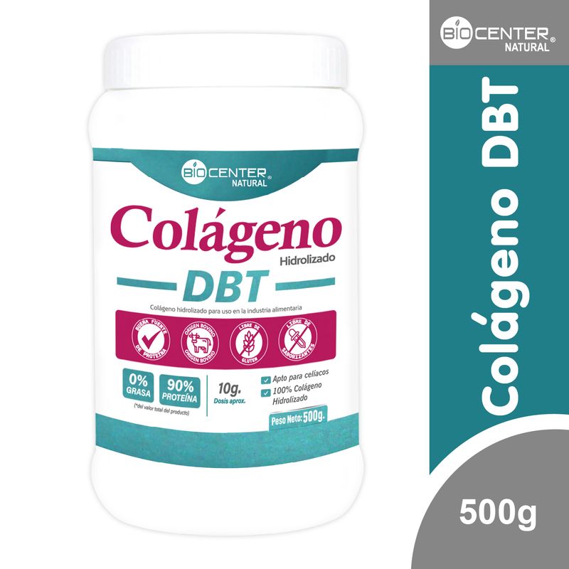 BIOCENTER NATURAL - Colágeno DBT Sin Gluten x 500 g - Biocenter Natural