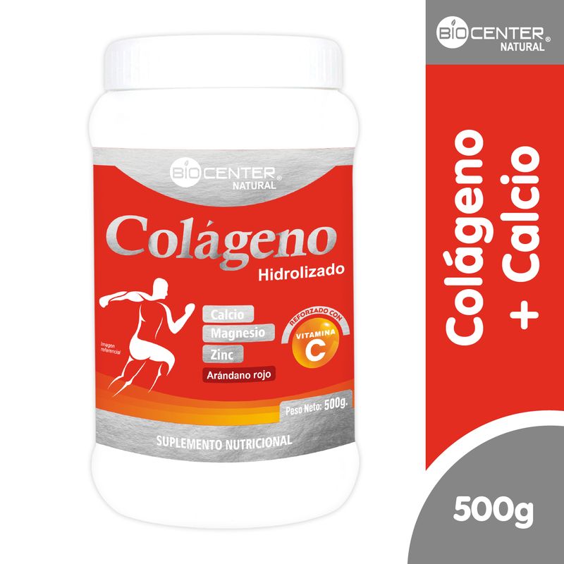 BIOCENTER NATURAL - Colágeno + Calcio Hombre x 500 g - Biocenter Natural