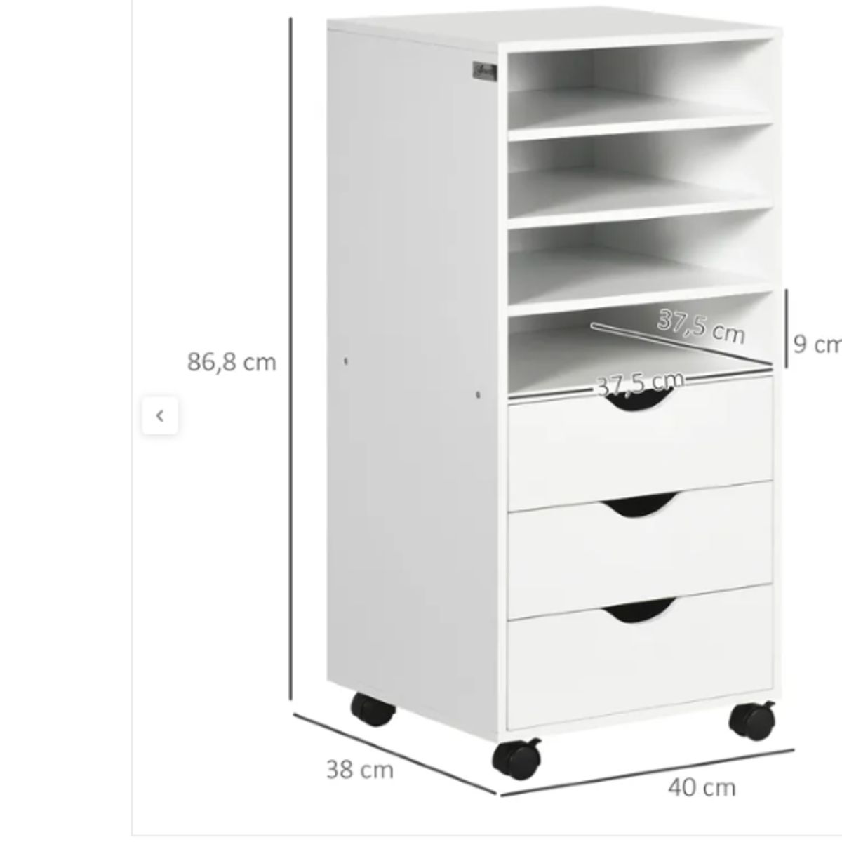 NACION MUEBLES - Cómoda Rafa 3 cajones