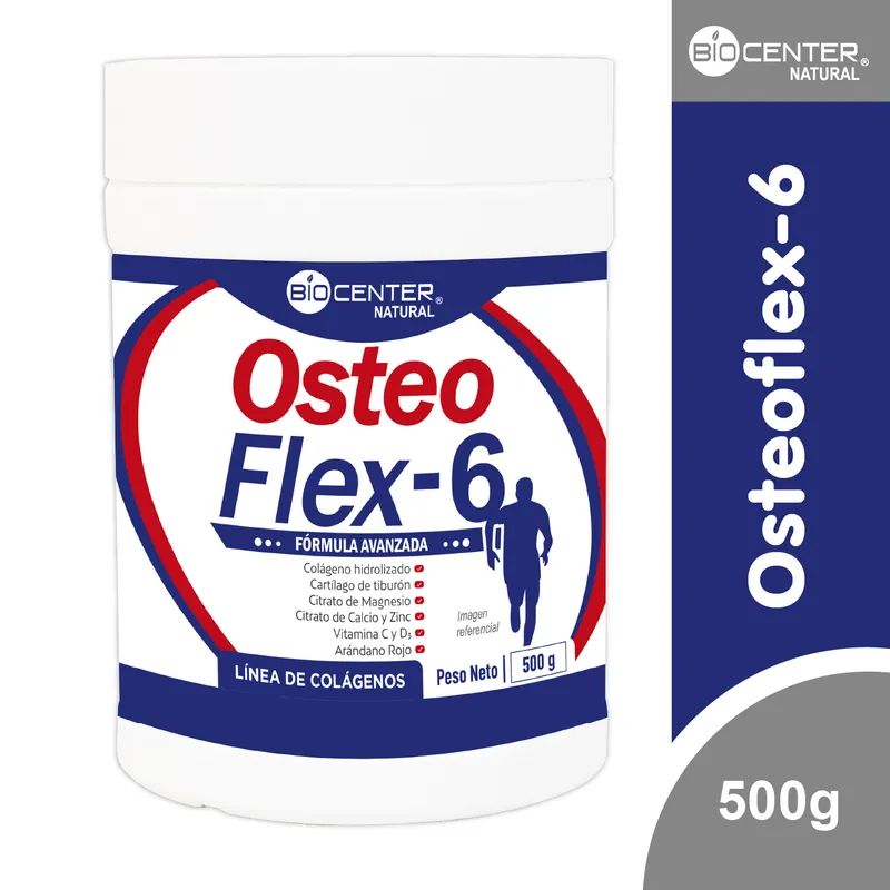 BIOCENTER NATURAL - Osteoflex-6 Colágeno x 500 g - Biocenter Natural