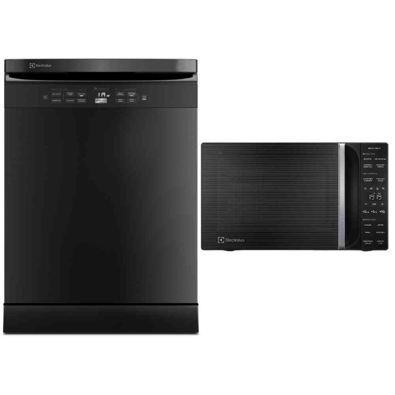 ELECTROLUX - Combo Lavavajillas Freestanding 14SETS EHFE14T2MSBXB+Microondas 25L EMDY25S2MXB Electrolux