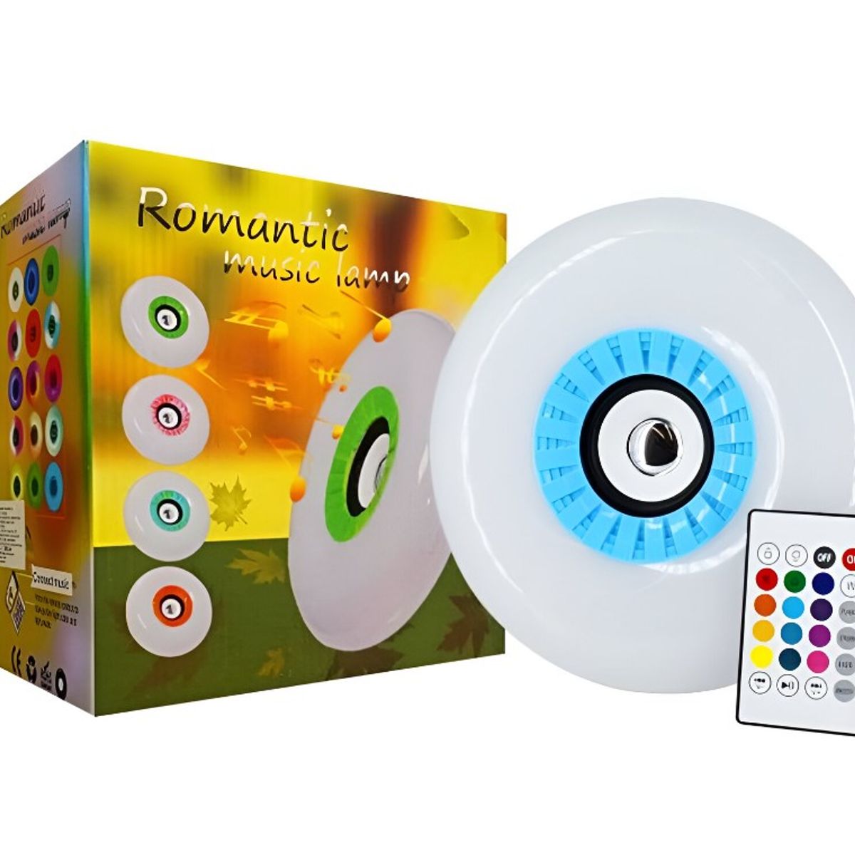 SEISA - Foco Bocina Bluetooth 48w Rgb Bombilla Led Inteligente