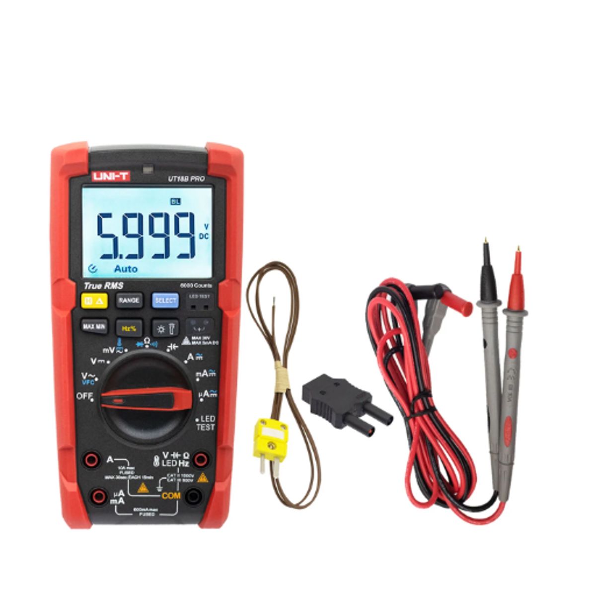 UNI T - Multímetro Digital True RMS UT18B-PRO UNI-T