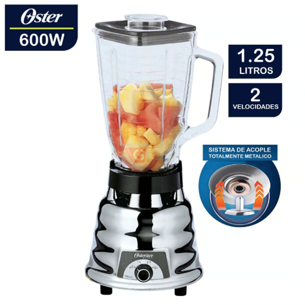 OSTER - Licuadora Oster 250-22 600Watts 125Lts + FREIDORA 1200W BOSSKO