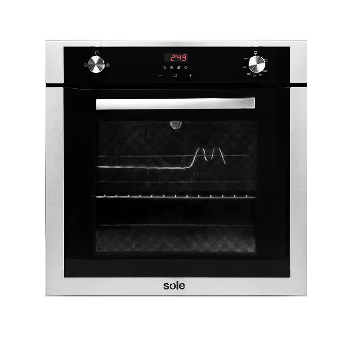 SOLE - Horno Empotrable A Gas Inox 70L Sole SOLHO007.