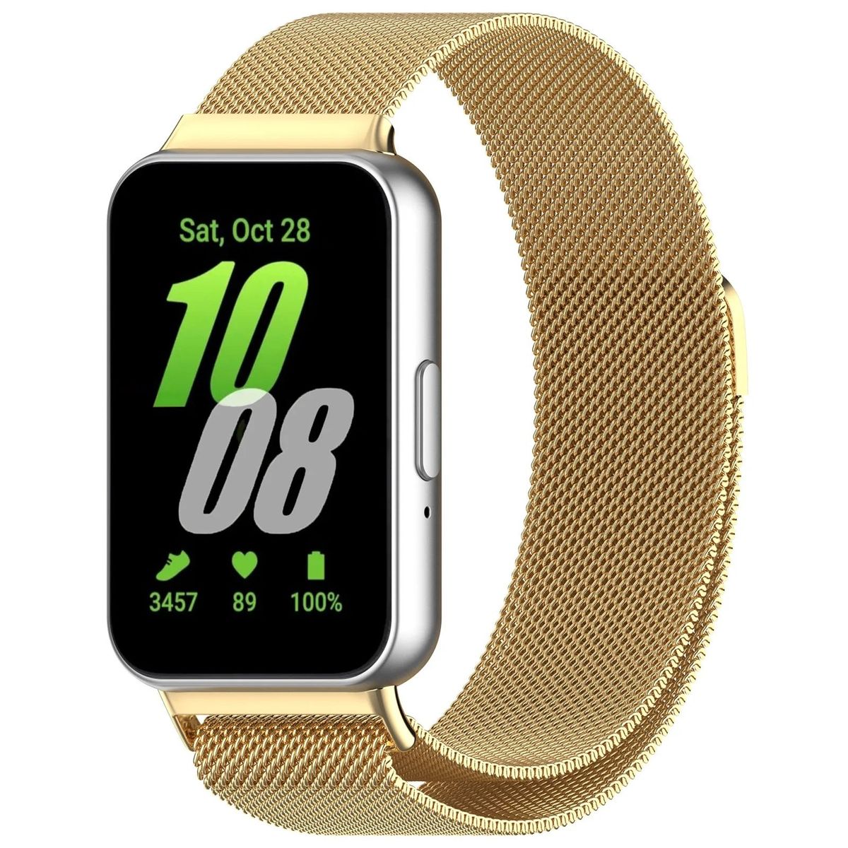GENERICO - Correa Milanese para SAMSUNG GALAXY FIT 3  - Dorado