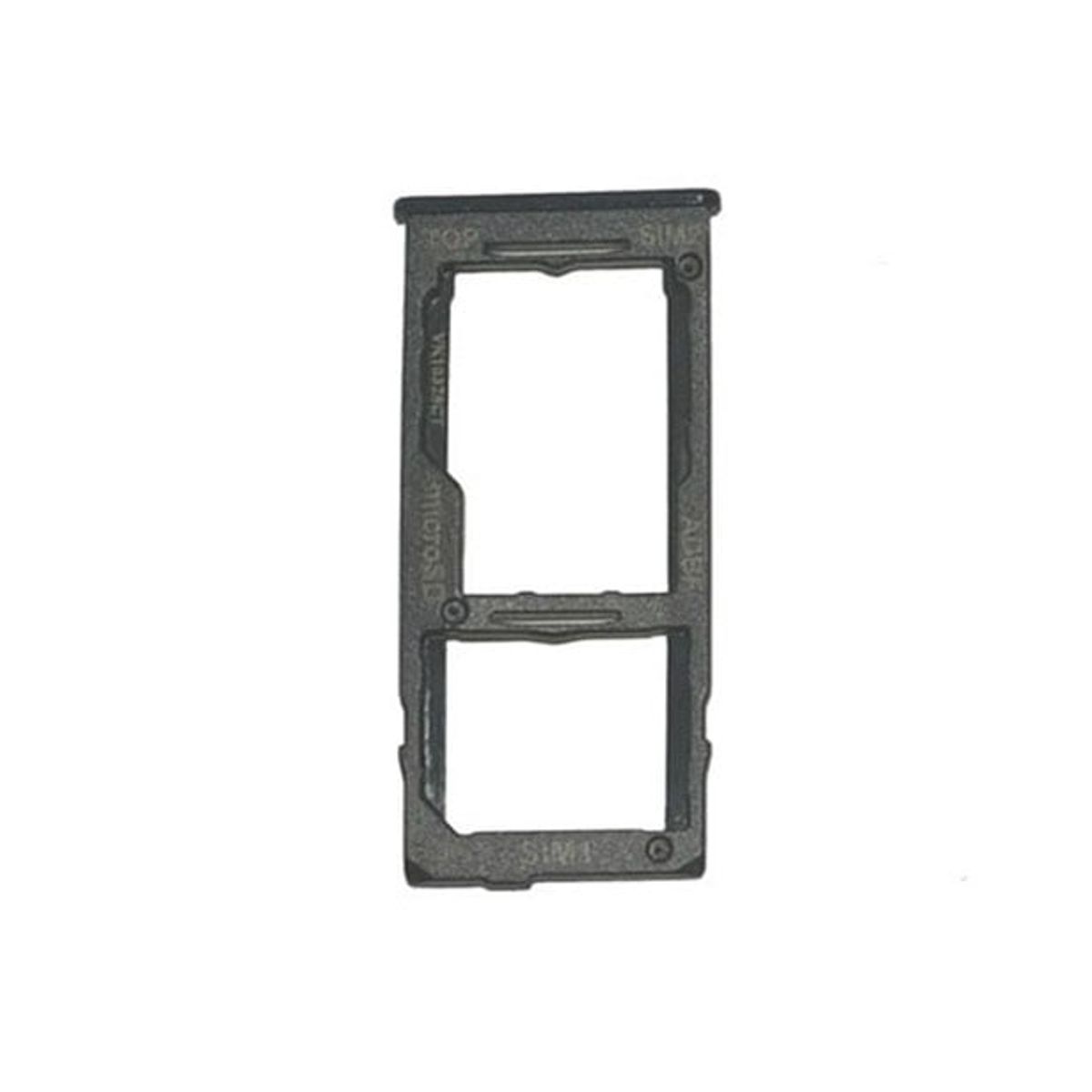 GENERICO - Repuesto Bandeja Sim Motorola G6 Play Color NEGRO