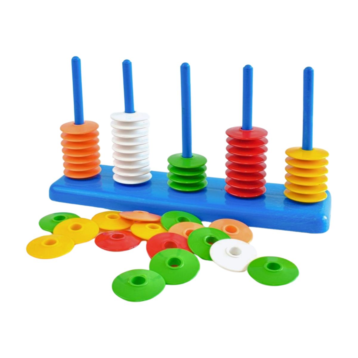 CREAPLAST - Ábaco Grande 5 Líneas, marca CreaPlast