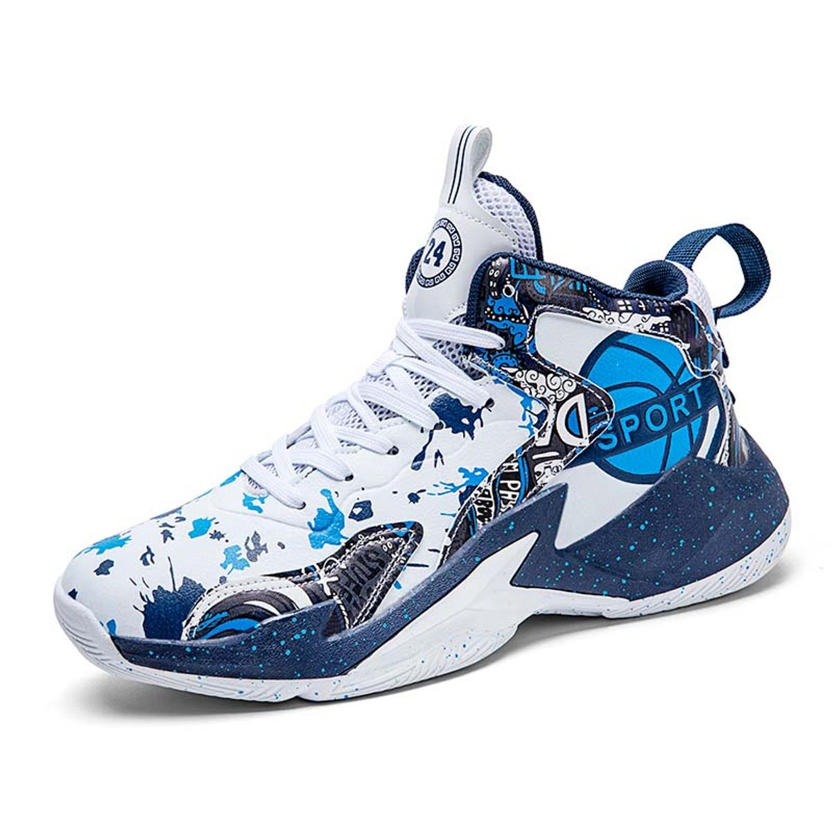 SHANDIAN - Zapatilla Básquetbol Hombre Baloncesto Negro