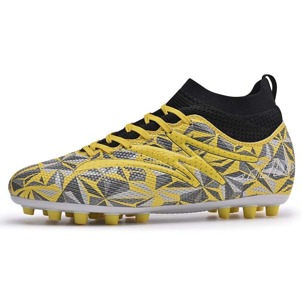 SHANDIAN - Zapatillas de Fútbol Hombre FG zapatos hombre Amarillo