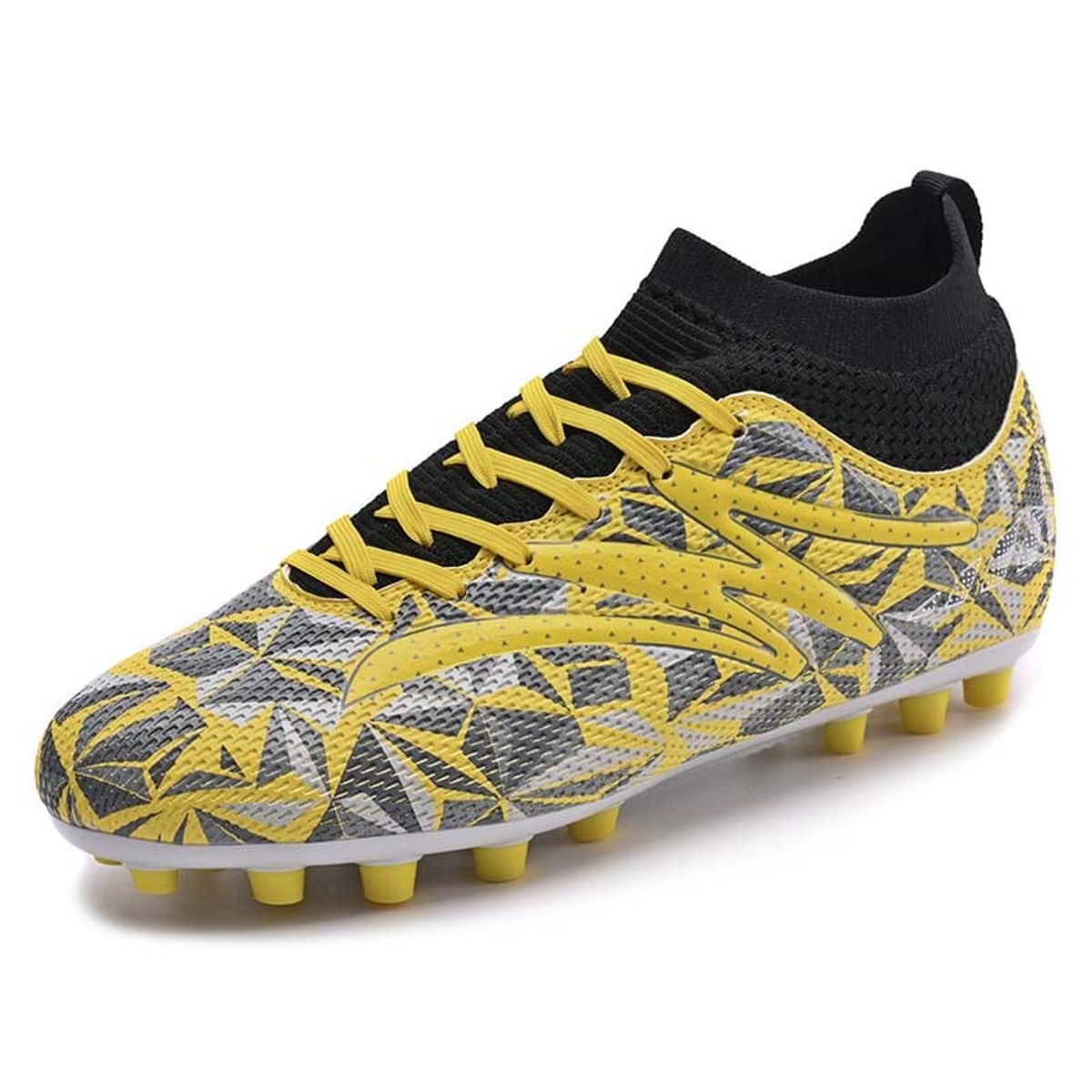 SHANDIAN - Zapatillas de Fútbol Hombre FG zapatos hombre Amarillo