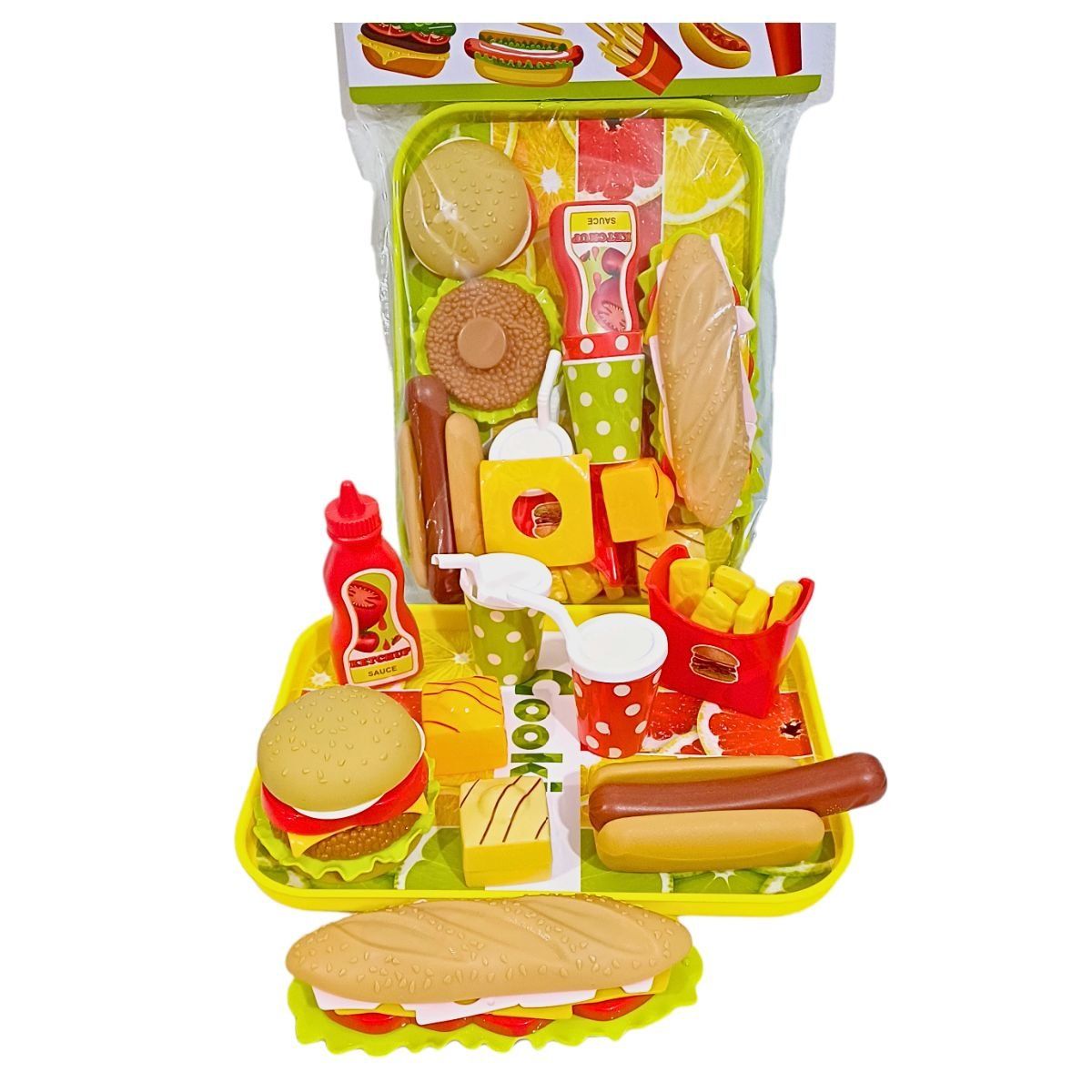 GENERICO - JUGUETE DE ALIMENTOS SET DE CHATARRA PARA NIÑOS DIDACTICO