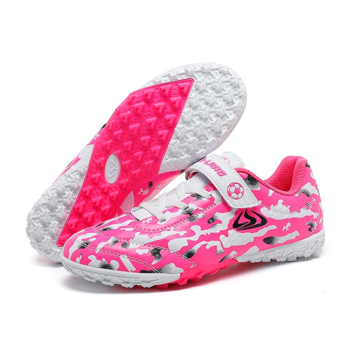 SHANDIAN - Zapatillas de Fútbol Hombre TF zapatos hombre Blanco