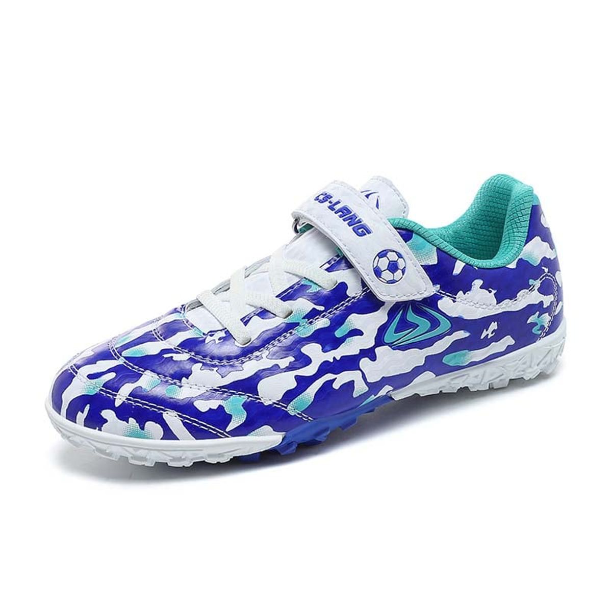 SHANDIAN - Zapatillas de Fútbol Hombre TF zapatos hombre Blanco