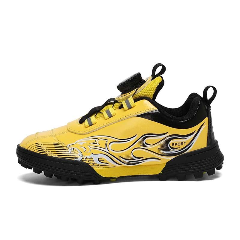 SHANDIAN - Zapatillas de Fútbol Hombre TF zapatos hombre Amarillo