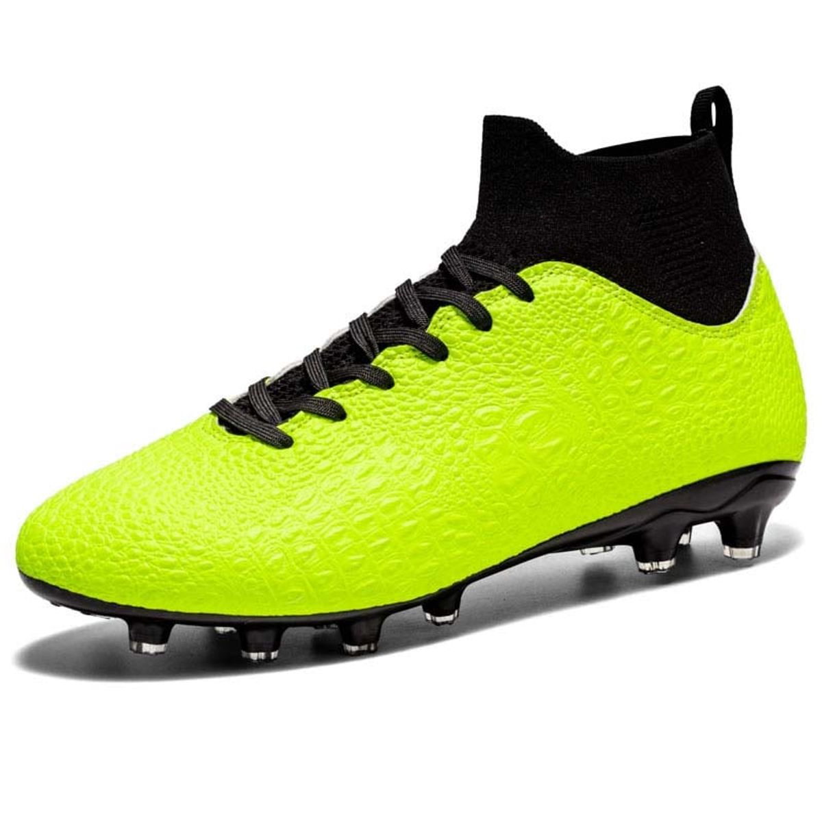 SHANDIAN - Zapatillas de Fútbol Hombre FG zapatos hombre Amarillo