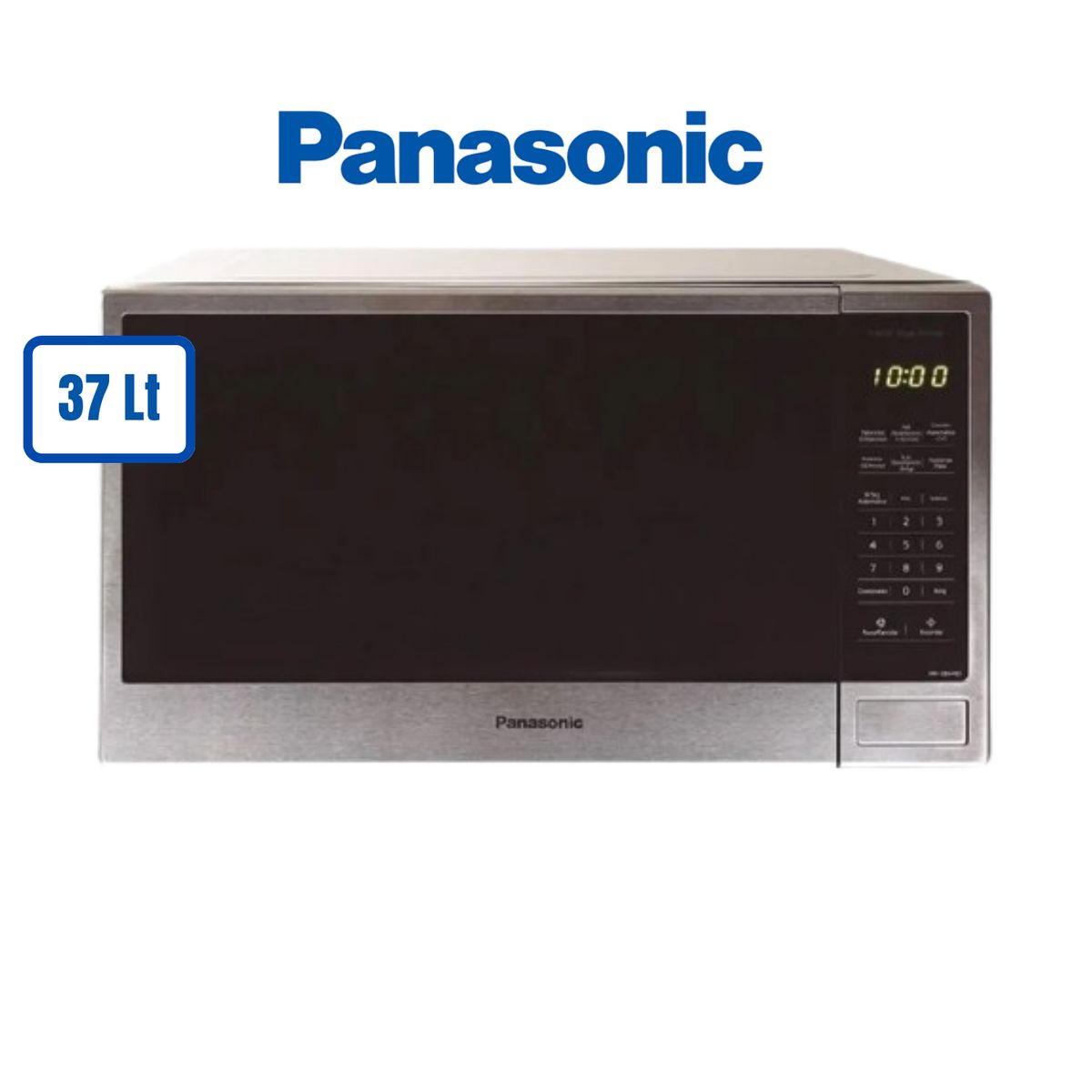 PANASONIC - HORNO MICROONDAS  PANASONIC NN-SB646SRPK 37L SILVER