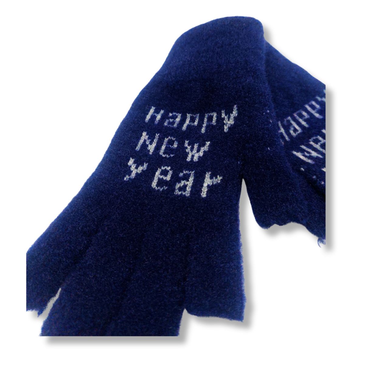 GENERICO - Guante de Lana con Orificios para Smartphone color Azul