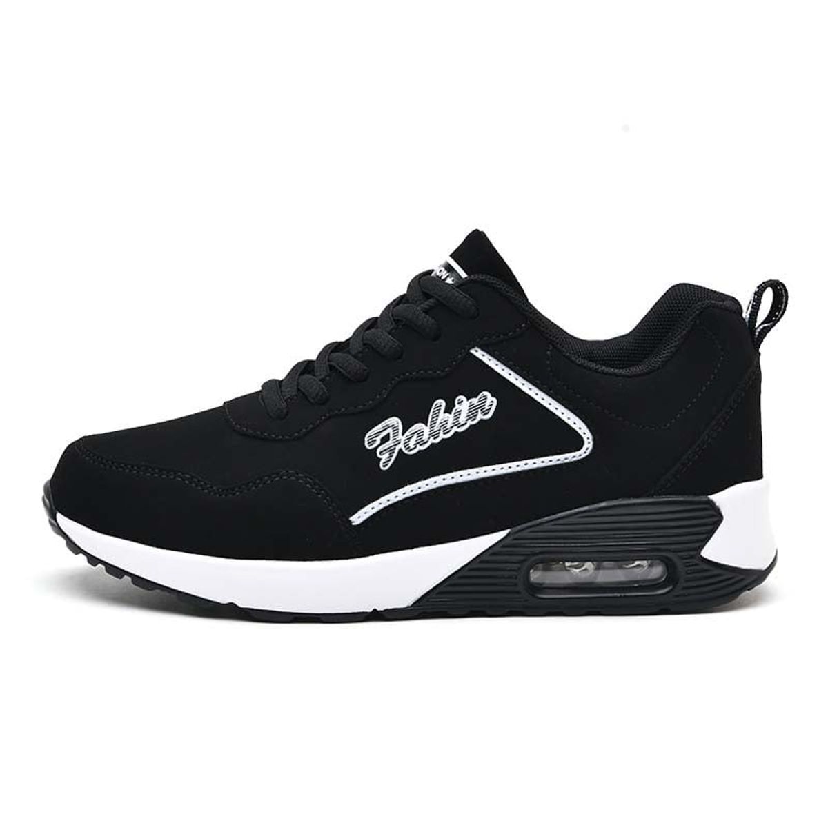 SHANDIAN - Zapatillas Plataforma Aire Mujer Negro