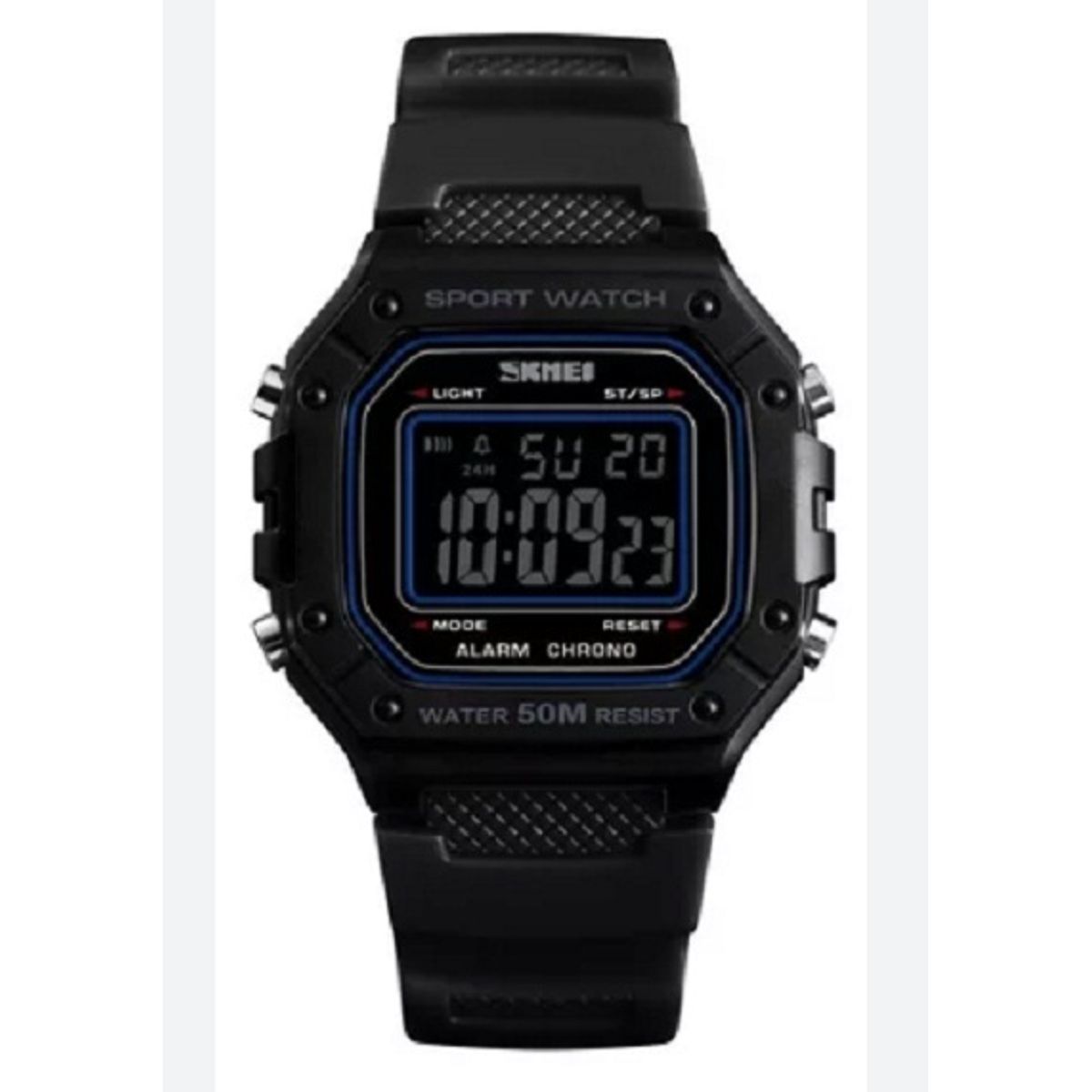 SKMEI - Reloj Hombre Skmei 1496 Negro Digital Sumergible Luz Alarma