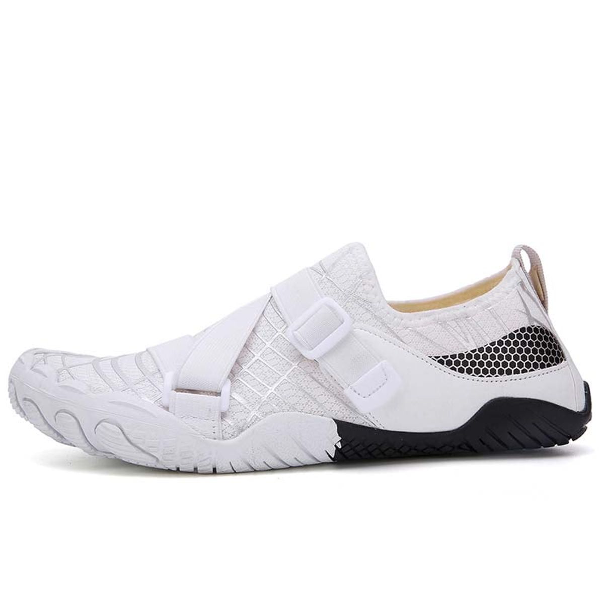 SHANDIAN - Zapatillas Running Plataforma Hombre Blanco-