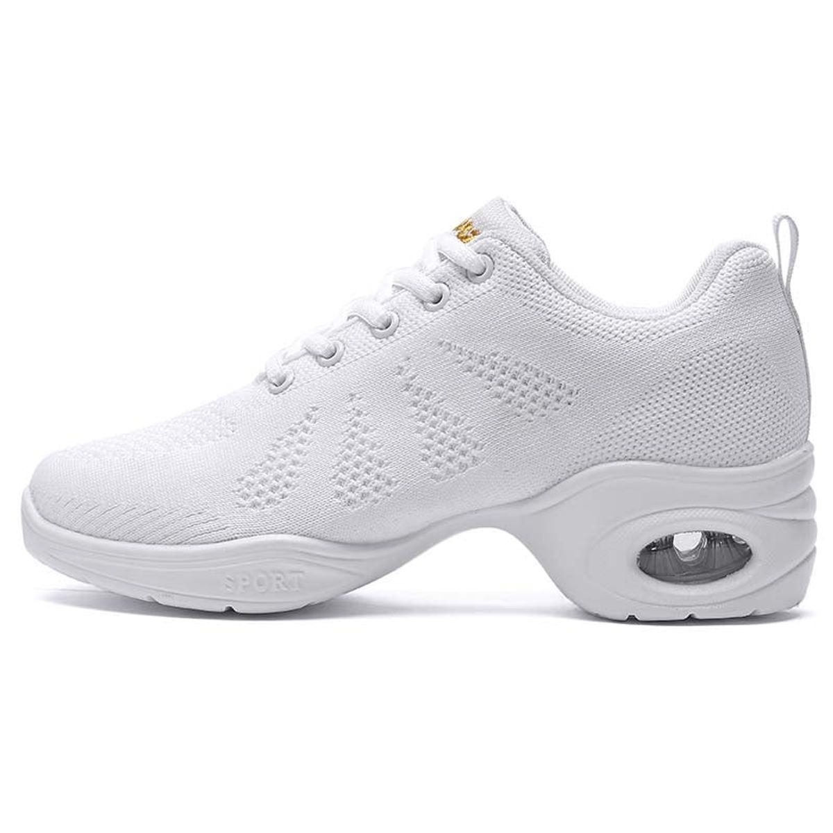 SHANDIAN - Zapatillas Running Plataforma Hombre Blanco-