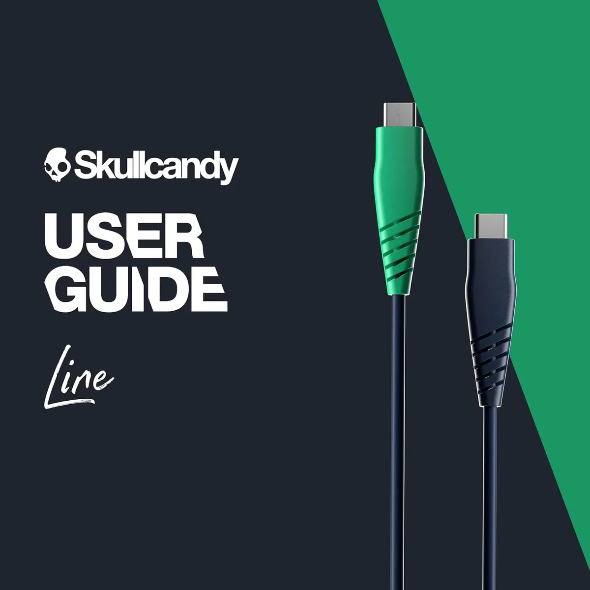 SKULLCANDY - Skullcandy Cable de carga USB C de 60 W, USB C a USB C