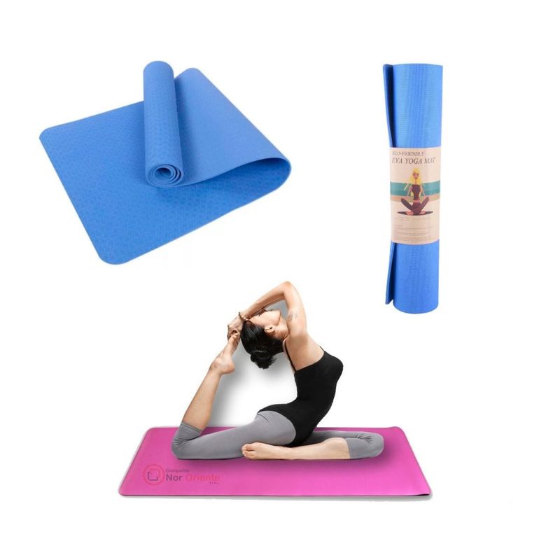 GENERICO - Yoga Mat 6mm Reales colchoneta yoga