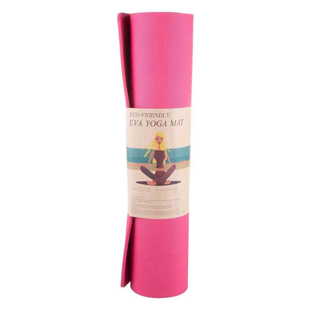 GENERICO - Yoga Mat 6mm Reales colchoneta yoga