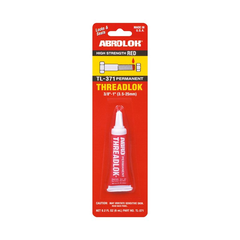 ABRO - ABRO Sellador de Rosca Permanente Roja TL-371