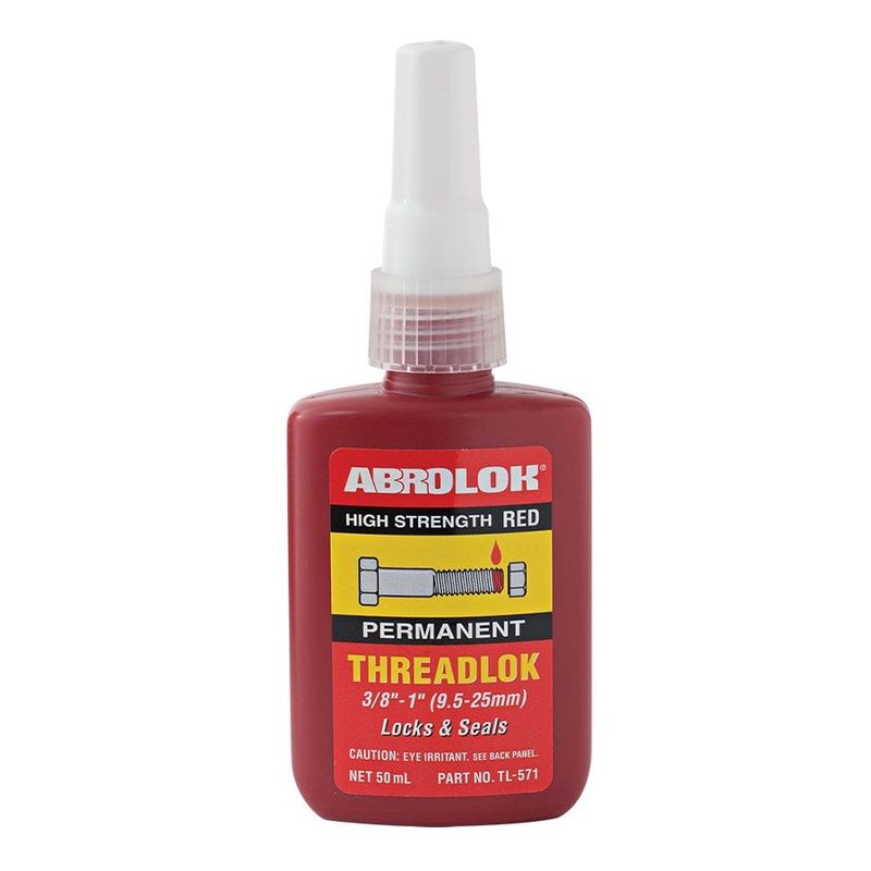 ABRO - ABRO Sellador de Rosca Permanente Roja TL-571