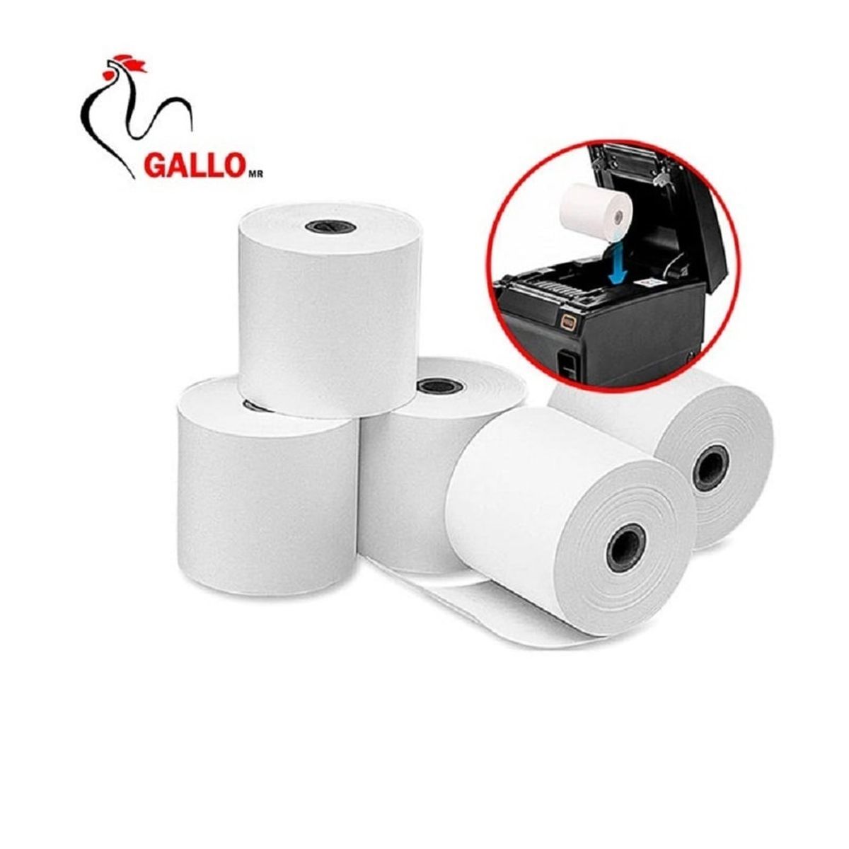 GALLOS - Contometro Termico 80mmx80mm diametro 80mts 48gr X UNIDAD