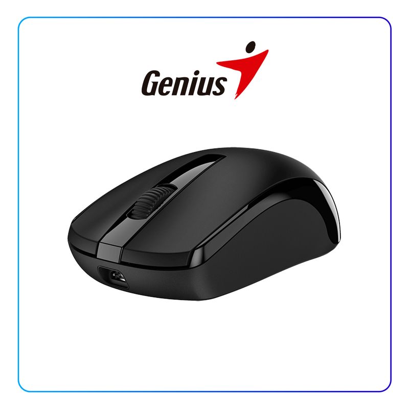 GENIUS - MOUSE GENIUS ECO-8100 WIRELESS BLUEEYE RECARGABLE BLACK
