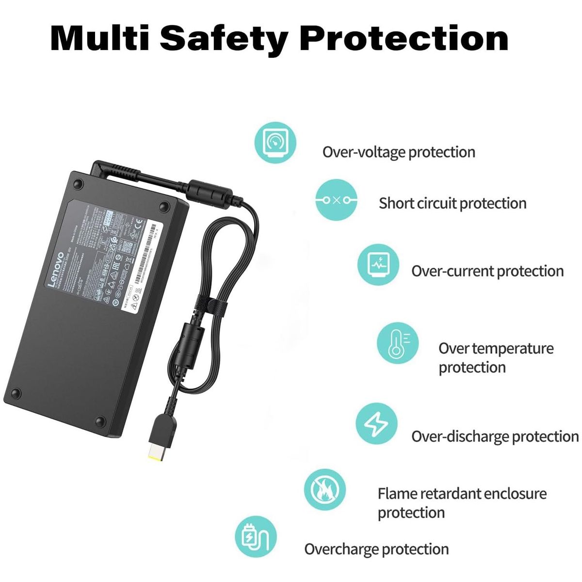 LENOVO - Cargador Legion Lenovo 300W Adaptador de CA Slim Original - GX21F23045