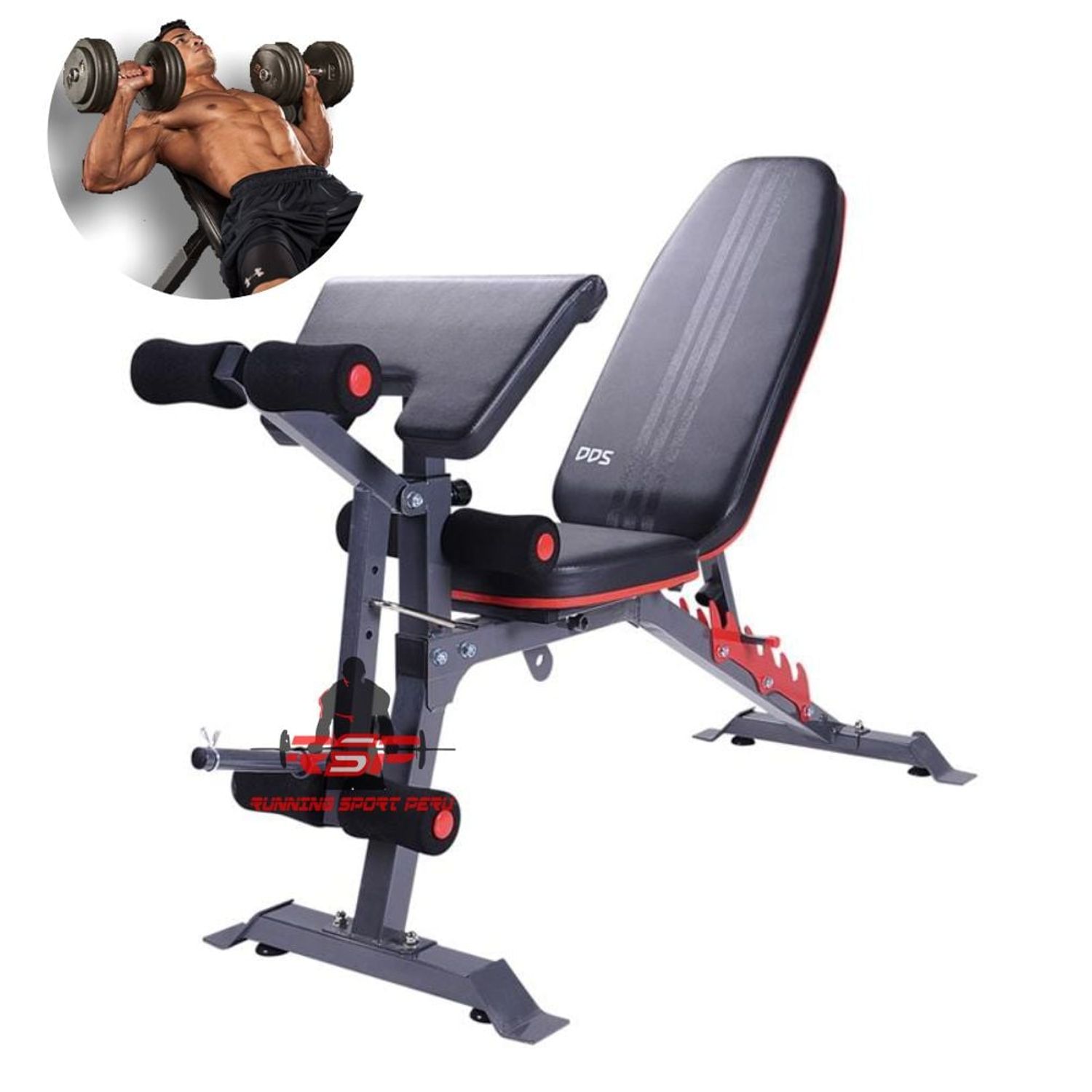 Banca Dds Predicador Piernas Pecho Gym Sodimac Perú