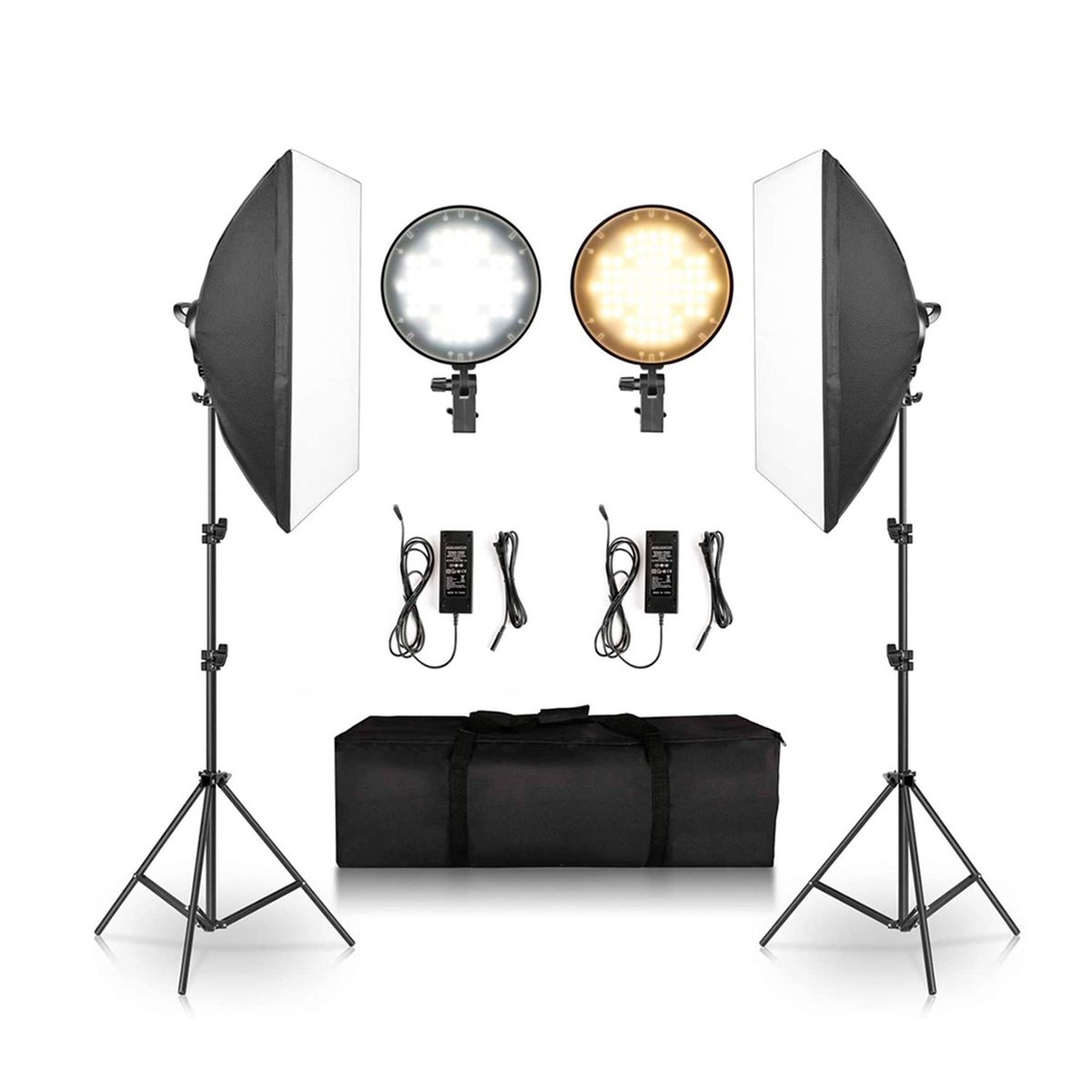 GENERICO - Kit de 2 luces Continuas BI COLOR 2700K / 5500K